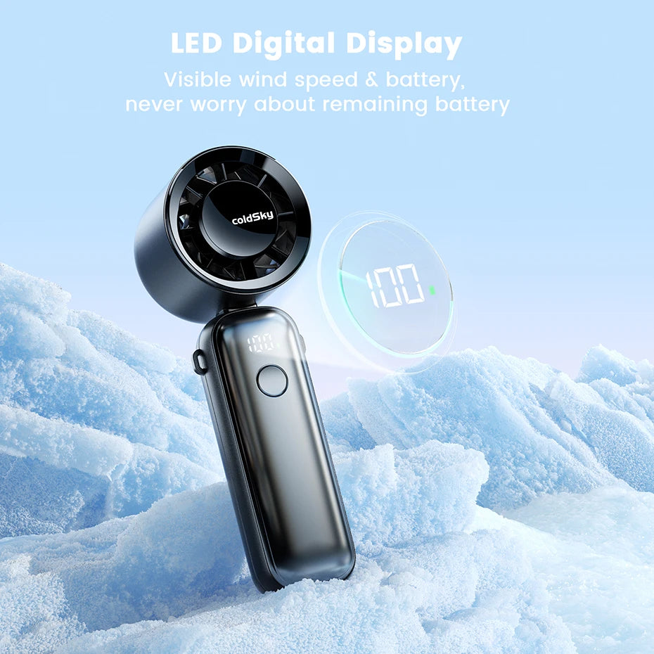 ZephyrAir – Mini Ventilateur Turbo Portable
